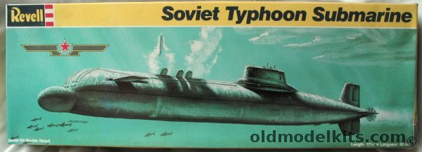 Revell 1/400 Soviet Typhoon Nuclear Ballistic Missile Submarine, 5231 plastic model kit